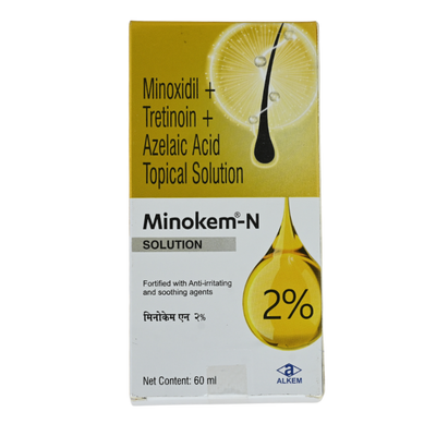 Minokem - N 2% Minox solution & Tretinoin 0.01% (alkem)