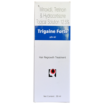 Trigaine Forte Solution 12.5% Minox & Tretinoin 0.025% (Apple)