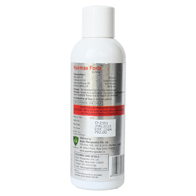 HairMax Forte Solution Minox 5% & Tretinion 0.025% (apple)